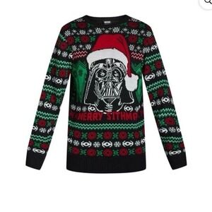 New Star Wars Men's & Women's Holiday Sweater with Long Sleeves, Sizes small